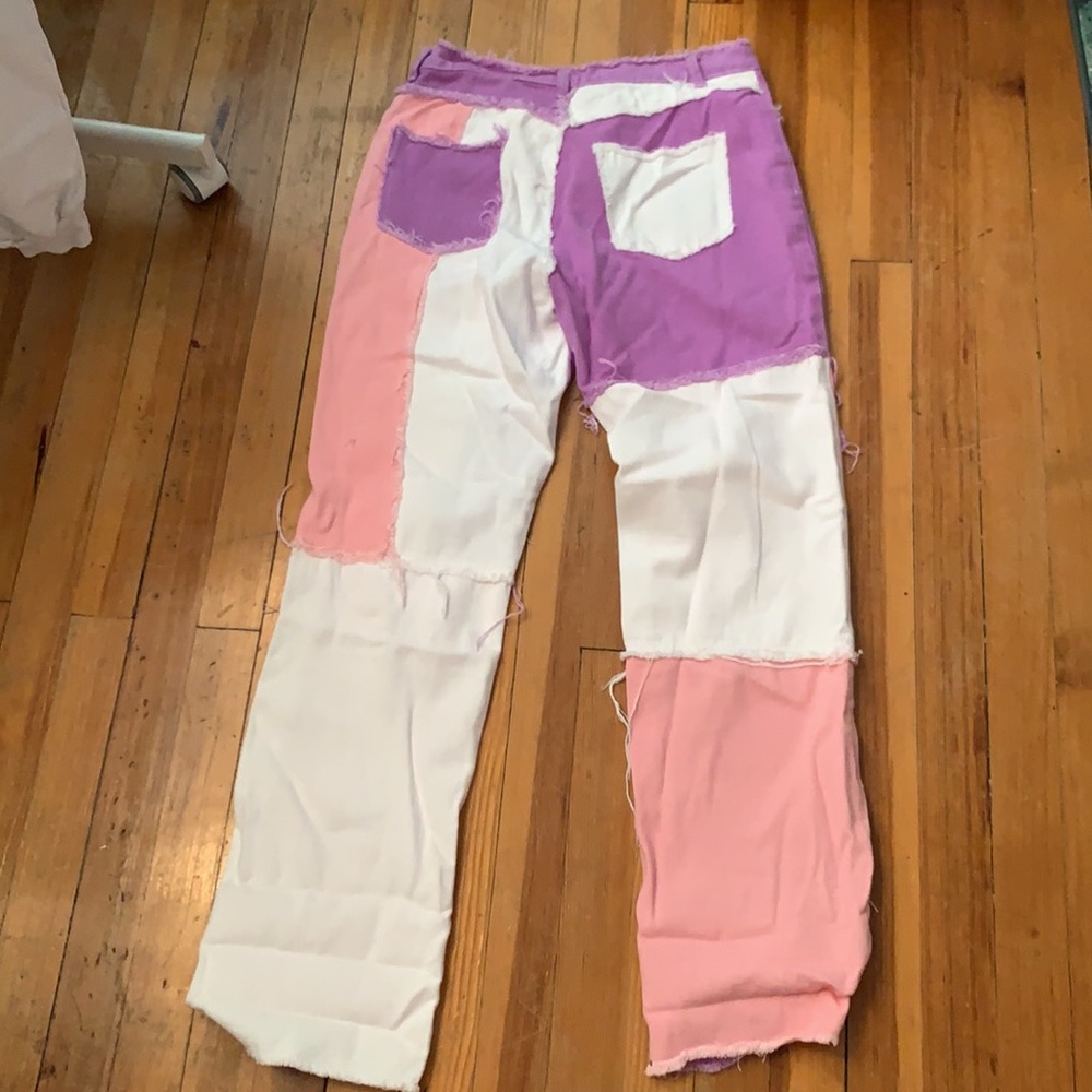 patch work jeans - Picture 2 of 2